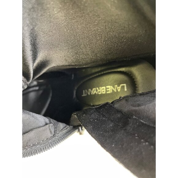 Lane Bryant Women's Black Velvet Ankle Shoes/Boots heels 4" Size 11W SKU 4790 - Picture 11 of 11